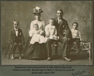 Colavecchio (Bartolomeo) family photo 1903