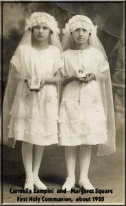 Square (Margaret)  and Zampini (Carmella) 1920 photo