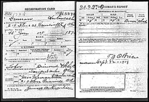 antonecchia (gennaro) 1918 draft card