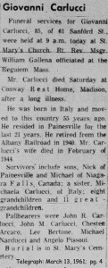 carlucci (giovanni) 1961 obituary-rites