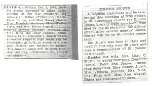 giusti (emiddio) 1945 obituary