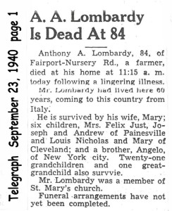 lombardi (donato antonio) 1940 obituary