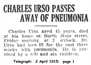 urso (luciano) 1915 obituary
