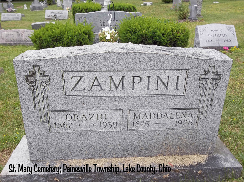 Zampini (Orazio & Maddalena) Tombstone