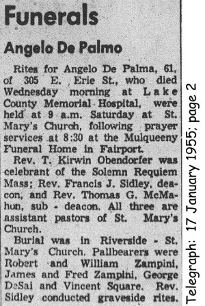 depalma (arcangelo) 1955 obituary-rites
