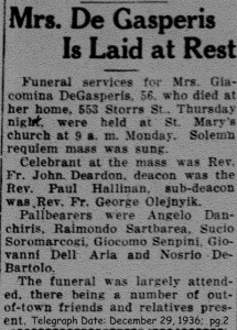 degasperis (giacoma maniscalco) 1936 obituary-rites