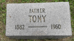 DeGasparis (Tony) tombstone